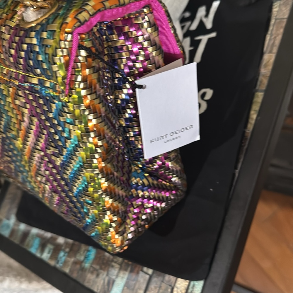 🍇🍇🍇HOST PEAK Kensington Woven Faux Leather Convertible Shoulder Bag🍇🍇🍇 - Picture 13 of 17